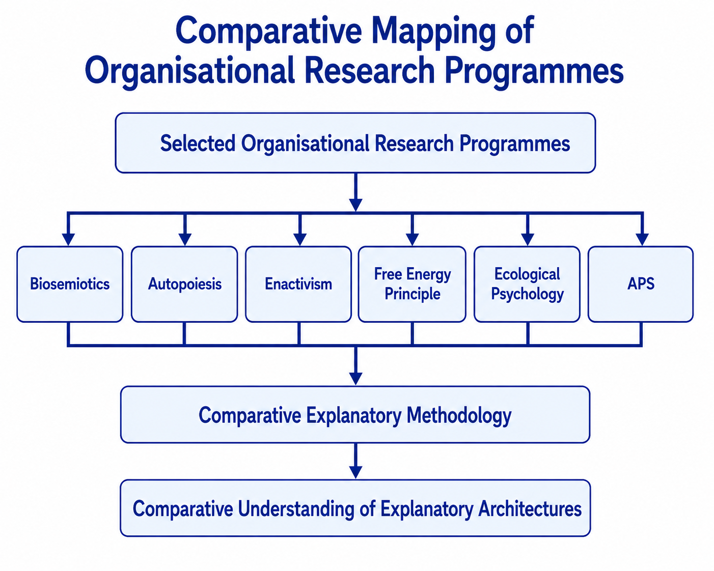 Comparative Mapping of Organisational Research Programmes